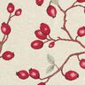 Dekostoff Gobelin Hagebutten – hellbeige/rot,  thumbnail number 9