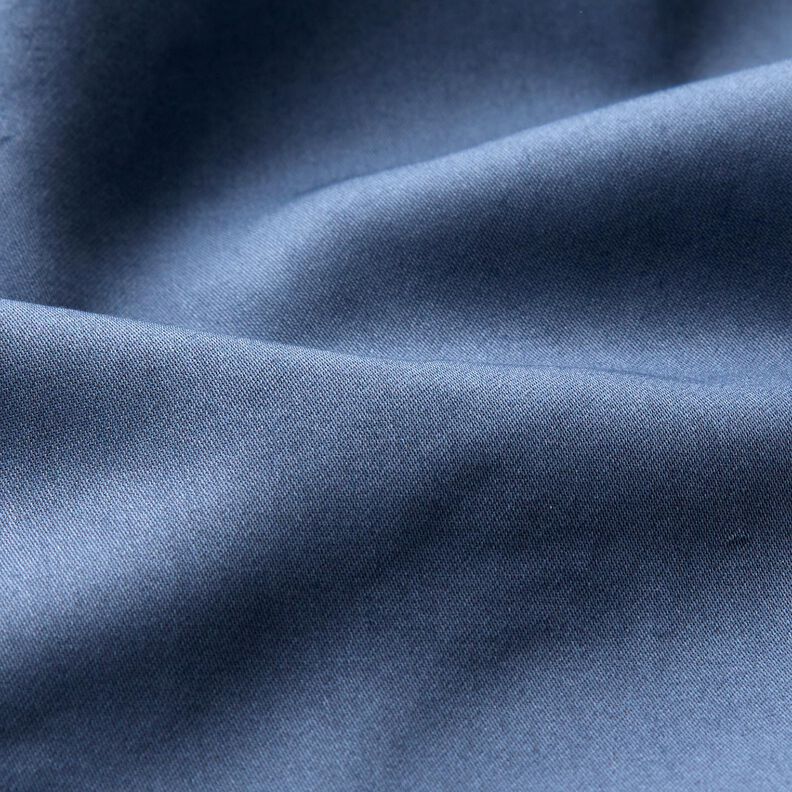 Baumwollsatin Uni – jeansblau,  image number 3