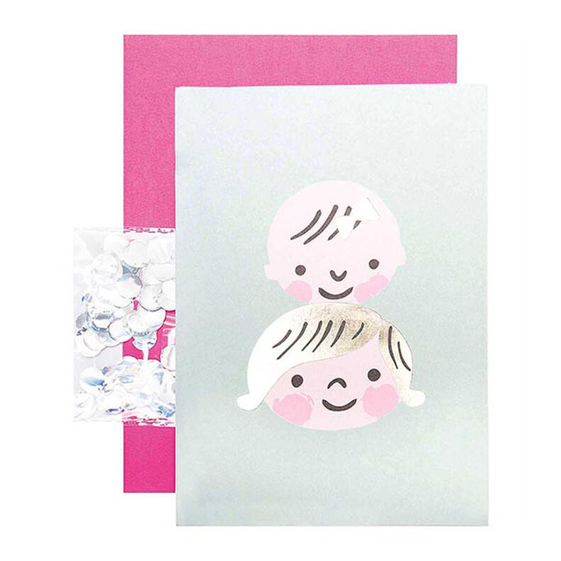 DIY Card Hello Baby Kindergesichter | Rico Design,  image number 1