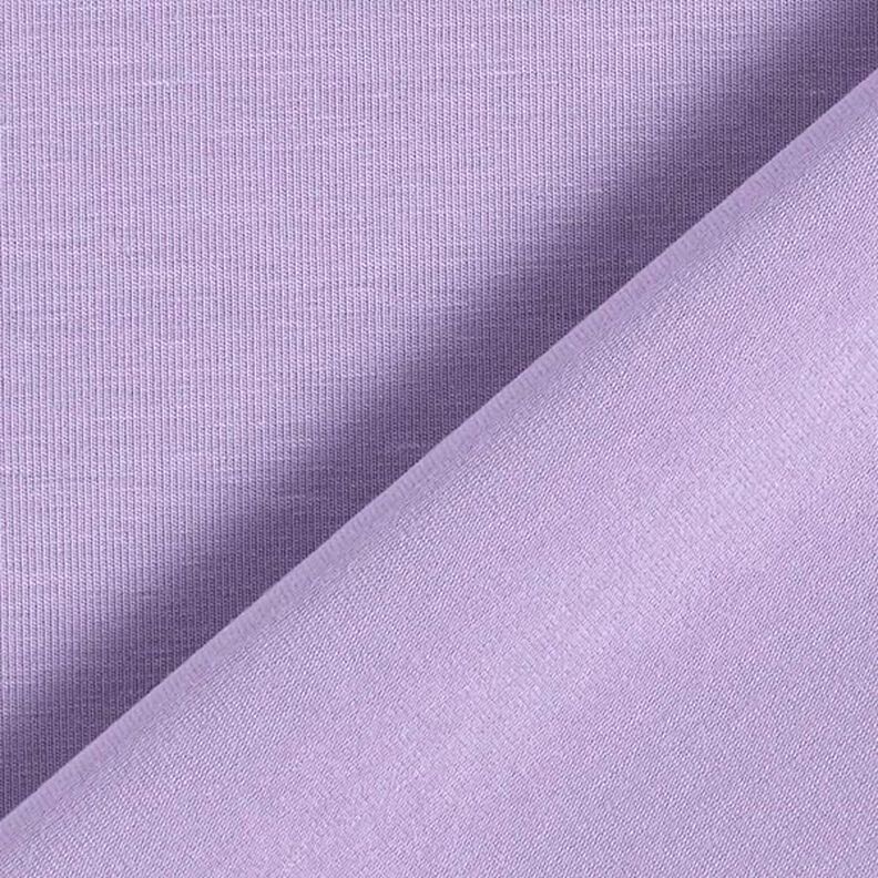 Baumwolljersey Medium Uni – flieder,  image number 5