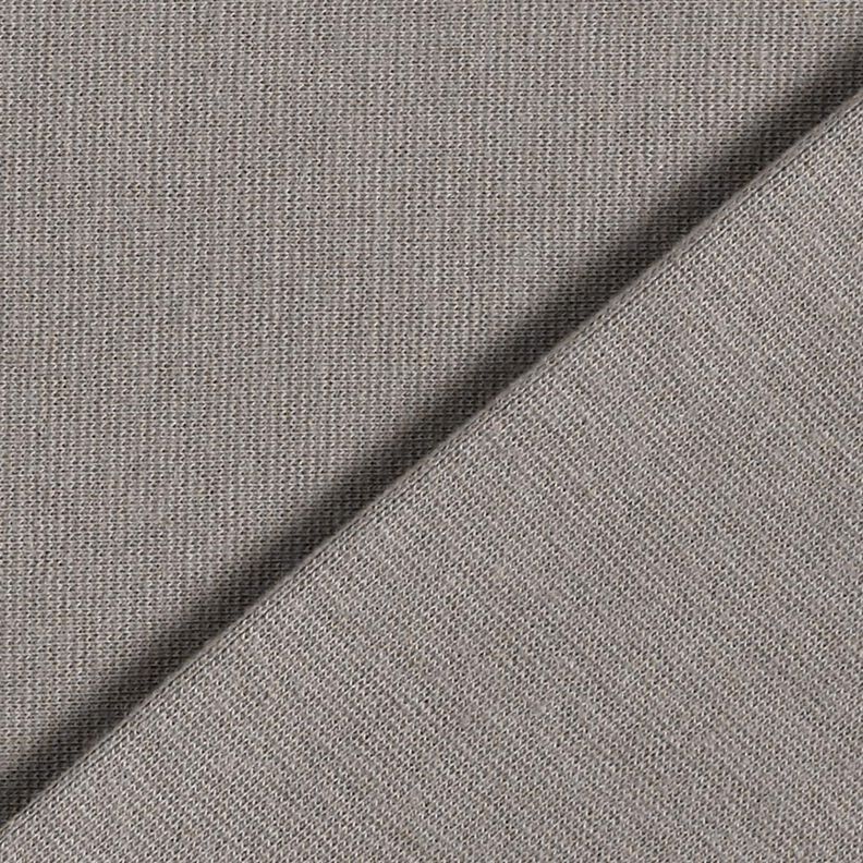 Bündchenstoff Melange – hellgrau, image number 3