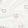 Waffeljersey Bärchen | Poppy Fabrics – wollweiss/rehbraun,  thumbnail number 2