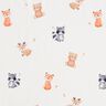 GOTS Baumwolljersey Babytiere Digitaldruck – elfenbein,  thumbnail number 1