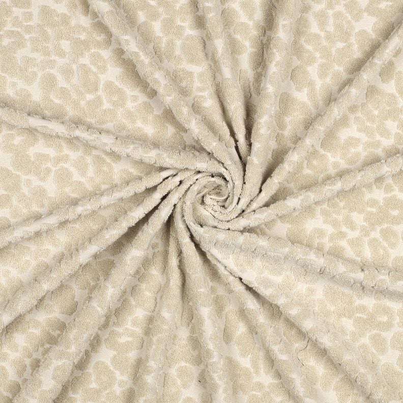 Frotteestoff Stretch Leo – sand, image number 3