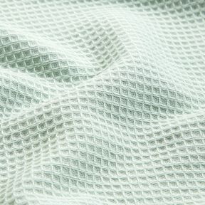Frotteestoff/Waffelpiqué Uni – hellmint, 