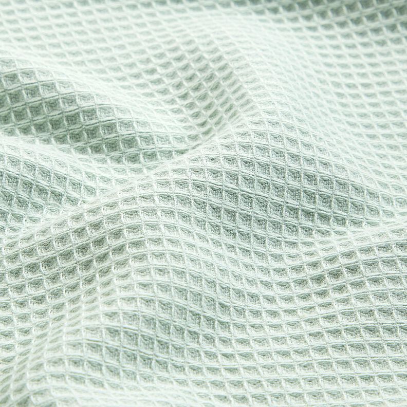 Frotteestoff/Waffelpiqué Uni – hellmint, image number 3