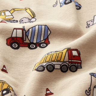 Alpenfleece Baustellenfahrzeuge – helltaupe, 