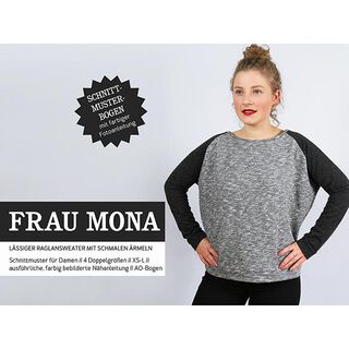 FRAU MONA Raglansweater mit schmalen Ärmeln | Studio Schnittreif | XS-L, 