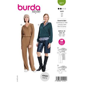 Overall / Shirt | Burda 5871 | 34-44, 
