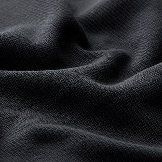 Baumwoll-Strickstoff – schwarz, 