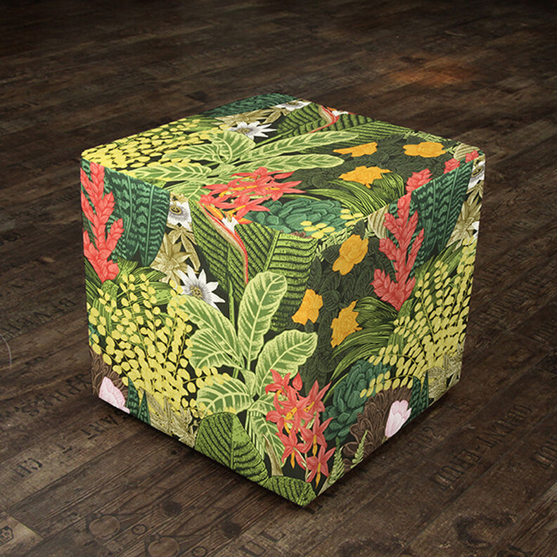 Outdoorstoff Canvas Exotische Pflanzen – dunkelgrün,  image number 8