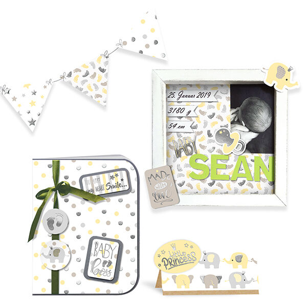 Designkarton mit Stickern Baby, image number 3