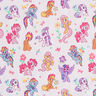 Baumwollpopeline Lizenzstoff My litte Pony im Garten | Hasbro – rosé,  thumbnail number 1