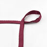 Elastisches Einfassband Spitze [20 mm] – bordeauxrot,  thumbnail number 1