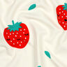 Sweatshirt angeraut Erdbeeren | by Poppy – wollweiss/feuerrot,  thumbnail number 2
