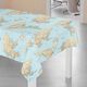 Dekostoff Ottoman Weltkarte – babyblau,  thumbnail number 5