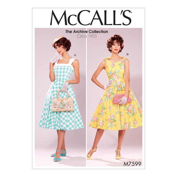 Vintage Kleid 1953 | McCalls 7599 | 32-40, image number 1