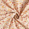 Baumwollpopeline Herbstblumen – weiss/burgunder,  thumbnail number 3