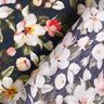 Viskose-Mix romantische Frühlingsblumen – nachtblau,  thumbnail number 4