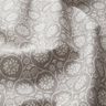 Baumwollstoff Cretonne Blumen und Ranken – silbergrau/weiss,  thumbnail number 2