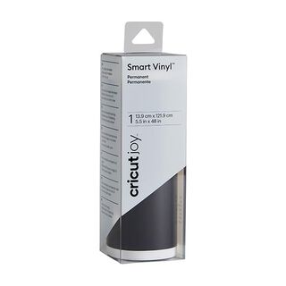 Cricut Joy Smart Vinylfolie permanent [ 13,9 x 121,9 cm ] – schwarz, 