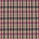 Strickjacquard Tartankaro – anemone/bordeauxrot,  thumbnail number 1
