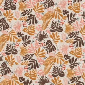 Baumwollstoff Cretonne Palmblätter – anemone, 
