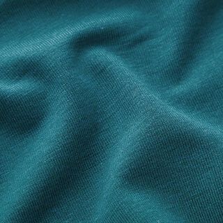 Bambus Viskosejersey Uni – petrol, 