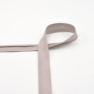 Baumwoll-Schrägband Popeline [20 mm] – helltaupe, 