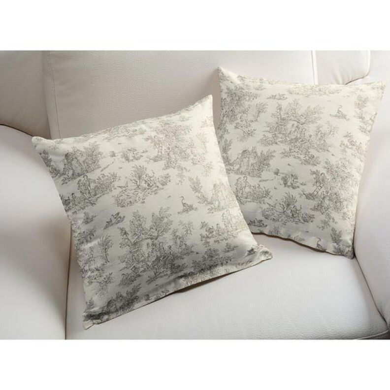 Baumwollstoff kleine Pastorale 280 cm – grau,  image number 5