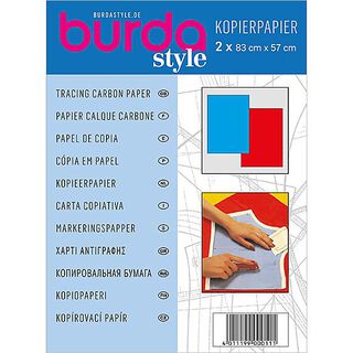 Burda Kopierpapier - blau/ rot, 