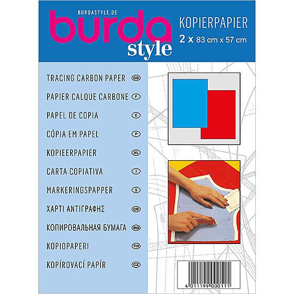 Kopierpapier – blau/ rot | Burda,  image number 1