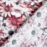 Viskosestoff Margeriten-Meer – weiss/purpur,  thumbnail number 4