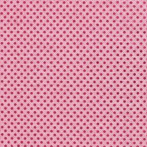 Paillettenstoff kleine Punkte – rosa, 