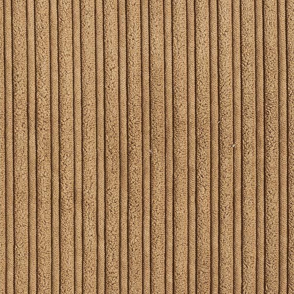 Breitcord mit flauschiger Fellabseite Uni – beige | Reststück 50cm