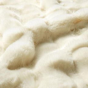 Kunstfell Langhaar &ndash; wollweiss, 