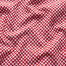 GOTS Baumwolljersey Mini-Karo | TCC x LOOKS by Wolfgang Joop – rot/weiss,  thumbnail number 3