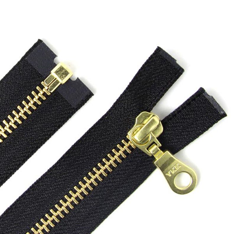 Reißverschluss teilbar | Metall gold (580) | YKK,  image number 1