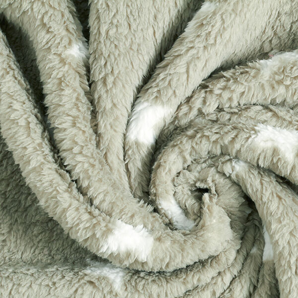 Wellnessfleece Sterne – schilf | Reststück 50cm