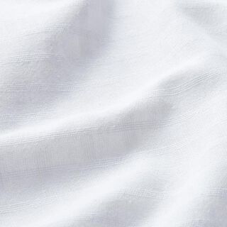 Baumwollstoff Struktur-Karo – weiss, 