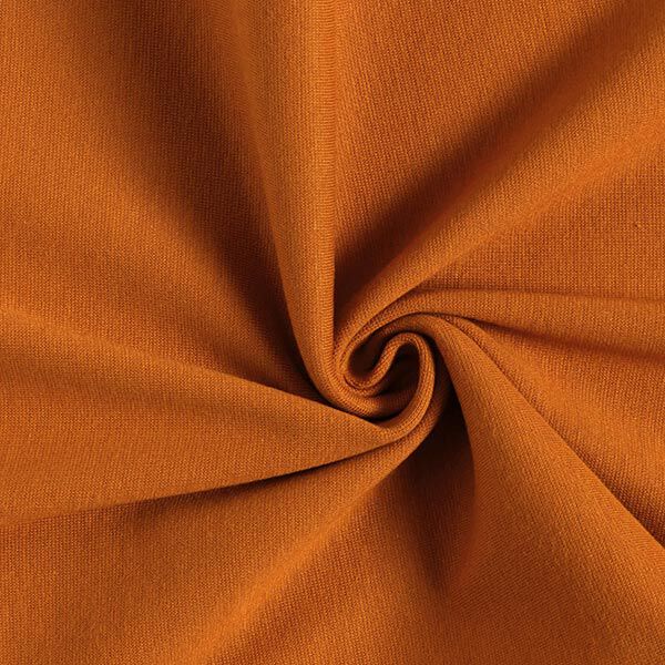 Bündchenstoff Uni – terracotta