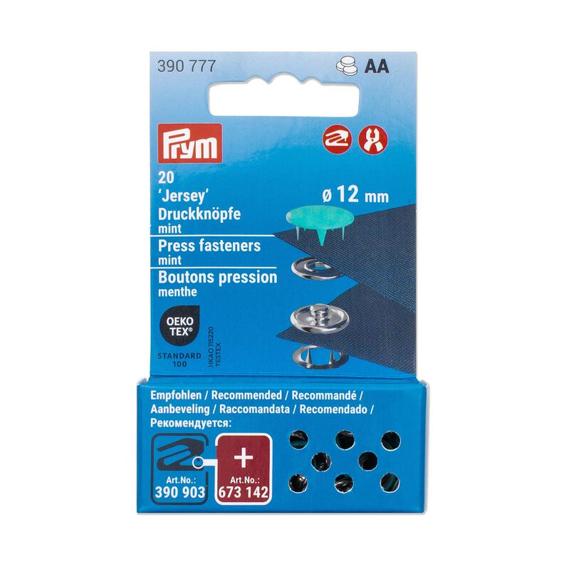 Druckknöpfe Jersey [12 mm] | Prym – mint,  image number 3