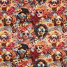 Dekostoff Gobelin famose Frauen – karminrot/hellbeige,  thumbnail number 1
