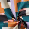 Dekostoff Canvas Farbvielfalt – petrol/flieder,  thumbnail number 3