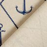 Dekostoff Halbpanama Anker klassisch – natur/marineblau,  thumbnail number 4