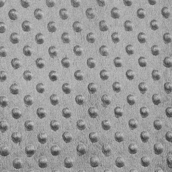 Kuschelfleece geprägte Punkte – grau,  image number 1