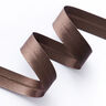 Schrägband Satin [20 mm] – dunkelbraun,  thumbnail number 2