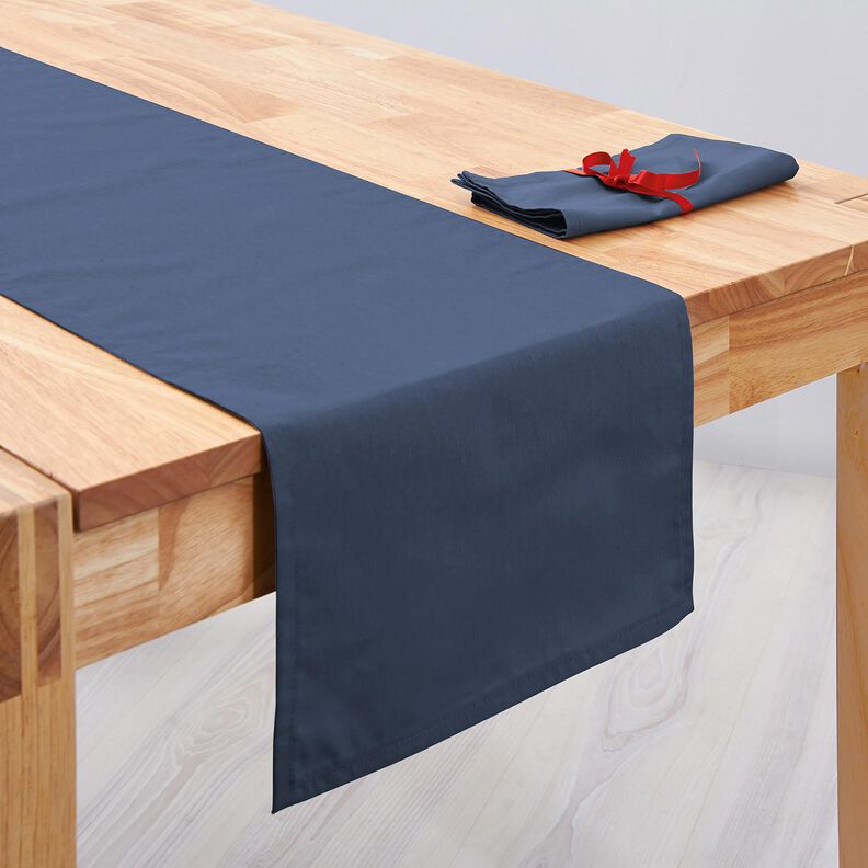 Leinenstoff Ramie-Mix medium – blaugrau,  image number 9