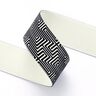 Gummiband Labyrinth [ 3,5 cm ] – schwarz/weiss,  thumbnail number 2