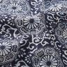 Baumwollstoff Cretonne florales Mandala – weiss/nachtblau,  thumbnail number 2